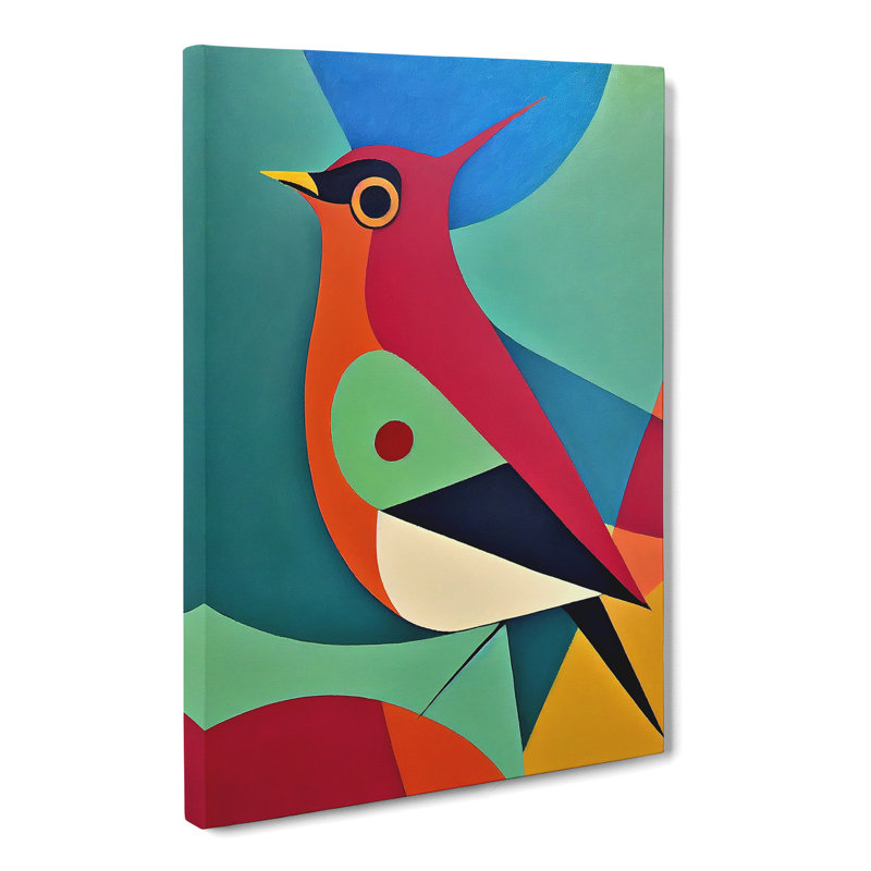 Moldenhauer Robin Bird Abstract Vol.2 - Wrapped Canvas, 60cm H x 40cm W x 3cm D