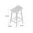 Everton Solid Wood Accent Stool