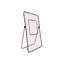 Filet rebondissant 7 x 4 pi, 5 angles réglables, filet d'entraînement pliable robuste avec piquets, rouge-128745209