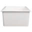 Fireclay Rome 24" L x 18" W Dual Mount Kitchen Sink with Sink Grid-1605390220