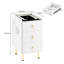 30.5cm W Manufactured Wood Bedside Table