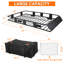 163x99cm Roof Rack Cargo Basket, 90kg Capacity Heavy Duty Steel Carrier with Waterproof Bag, Net & Straps, Universa, Adjustable Width l for SUV Truck Car