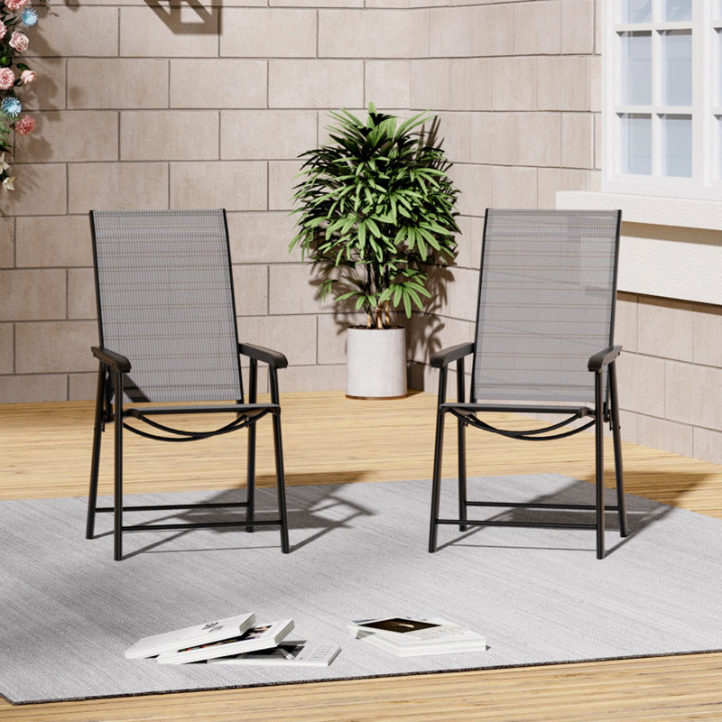 Aramakt Foldable Outdoor Patio Dining Armchair