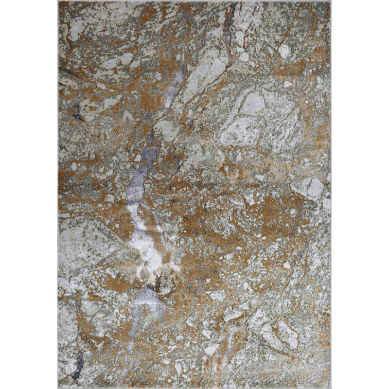 Tapis brun, Rectangle 5 pi 2 po x 7 pi 5 po