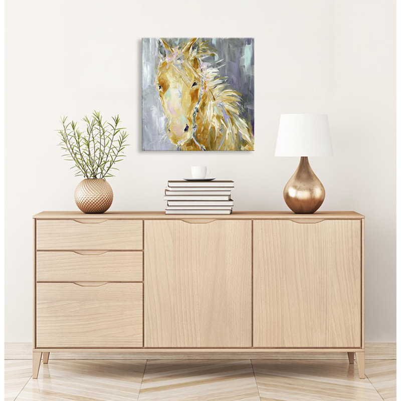 «Painted Pony», reproduction d'art sur toile, H 12 po x l 12 po