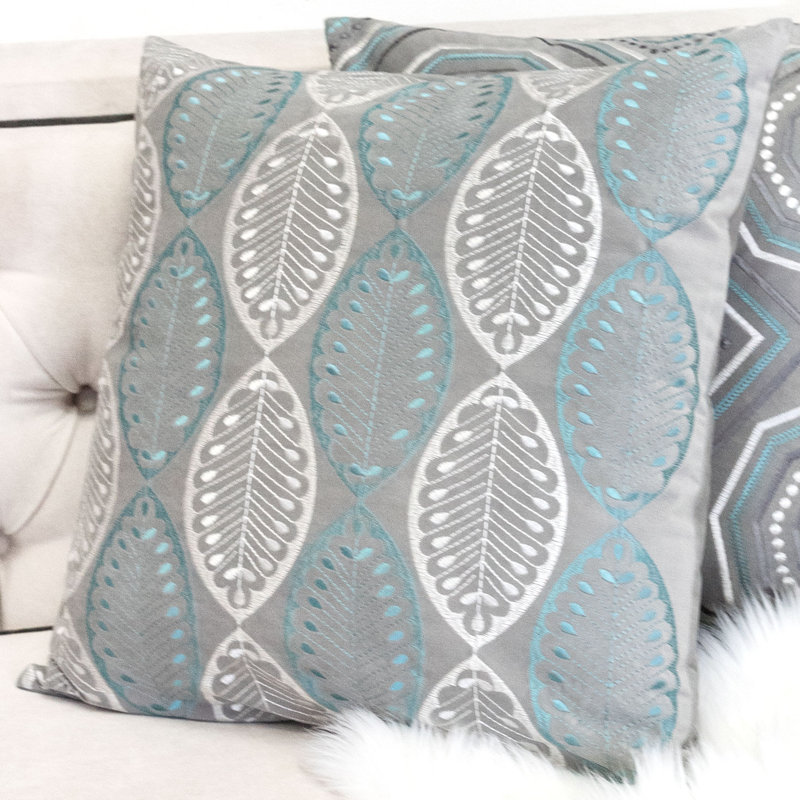 Ikat Velvet Throw Pillow