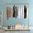 Zanas 59.1'' Rolling Industrial Pipe Clothing Rack