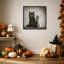 «Cute Cat Scary Shadow» par Terry F, impression sur toile encadrée-765627699