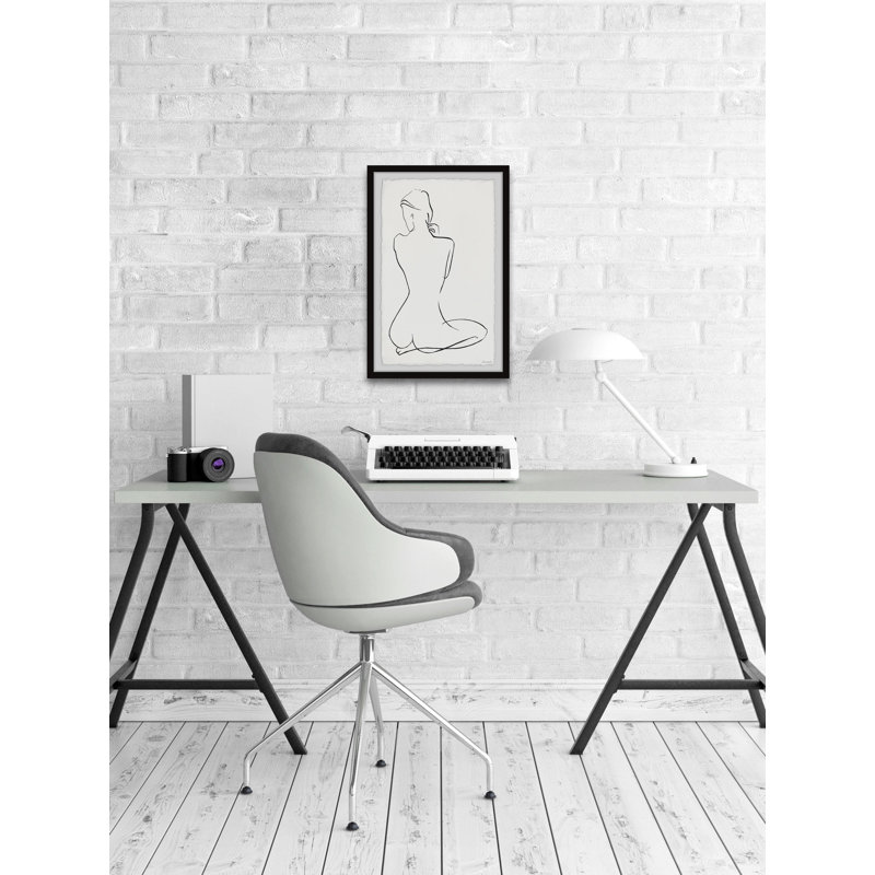 Bold and Reckless 1 Piece Single Picture Frame Painting, 45 cm H x 38 cm W x 3.81 cm D