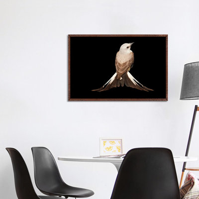 A Female Scissor-Tailed Flycatcher At The Wichita Mountains National Wildlife Refuge 1 Piece Wall Art on Canvas