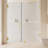 Stainless Steel Shower Hardware Accessories Bathroom Glass Door Fixing Fittings Set Including 2 Hinges 2 Handles And 3 Door Clamps Gold-120155848