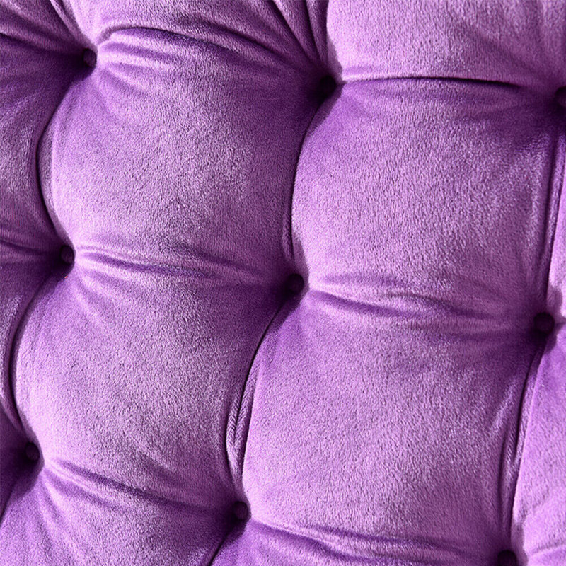 1 - Piece Outdoor Seat/Back Cushion, Purple, 63"W x 20"D