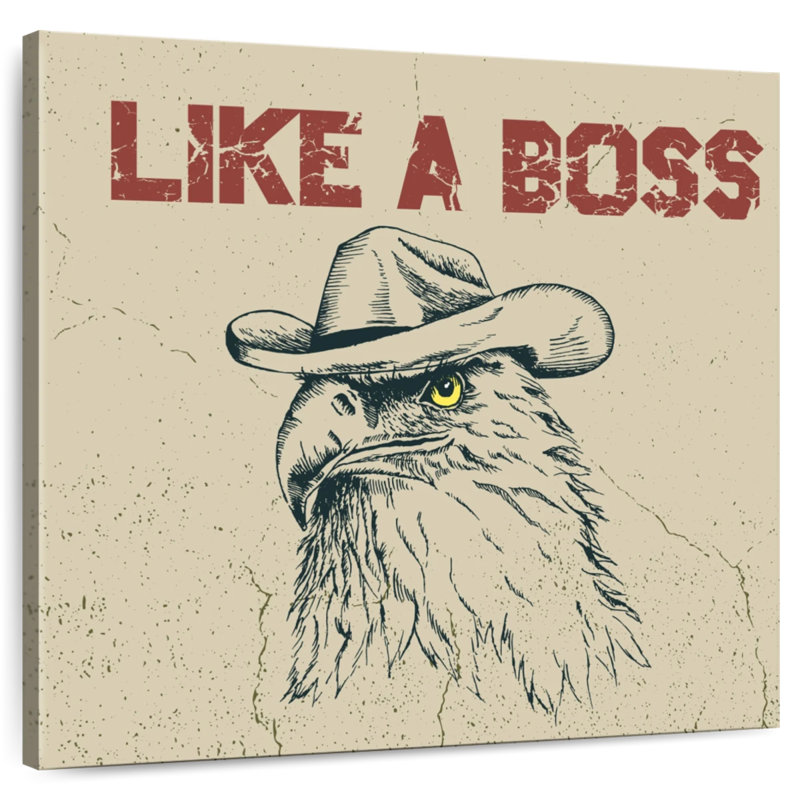 Lelar Boss Cowboy Eagle, 30" H x 30" W