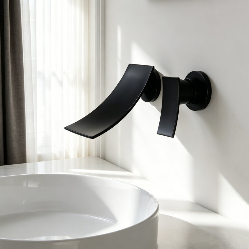 Single-handle Bathroom Faucet, Black
