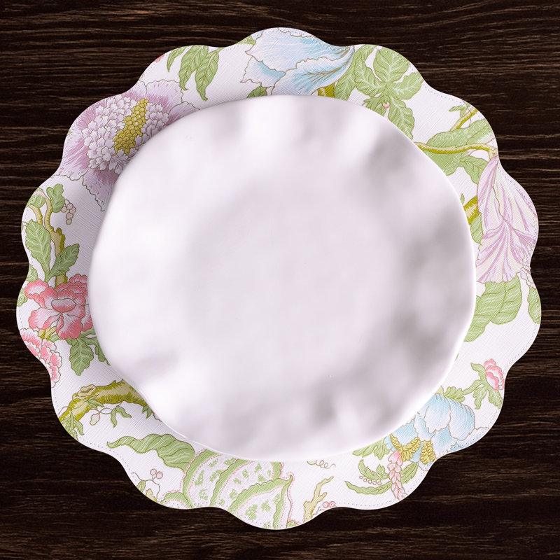 Vida Blooms & Branches Reversible Round Placemats