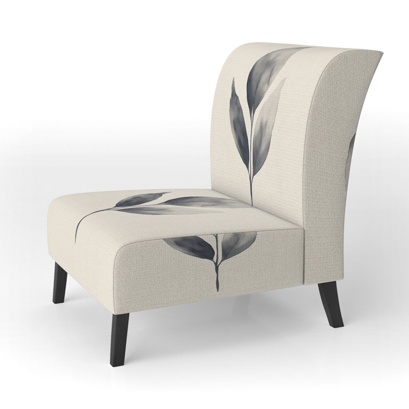 Fauteuil de chambre Leaves, Slipper Armless