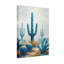 «Plants & Flowers Blue Cactus Desert Landscape», reproduction d'art-1251035253