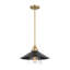 Luminaire suspendu en laiton doux à 1 lumière Dixion-535494838