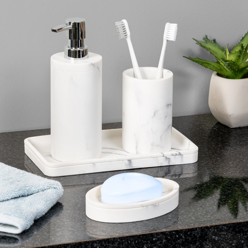 Ensemble d'accessoires de salle de bain Ramon, 4 pièces