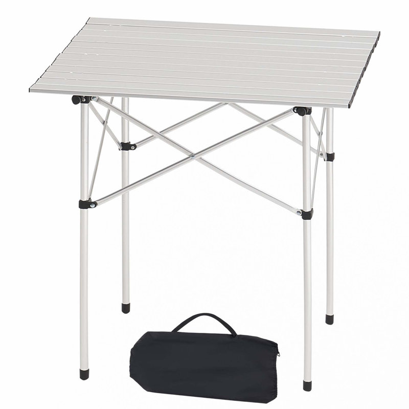 Table de camping pliante en aluminium