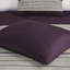 Édredon pour grand lit 7 pièces mauve en faux suède avec taies décoratives assorties et coussins décoratifs brodés-131376150-131376153