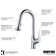 Karran Pull Down Kitchen Faucet with Soap Dispenser
