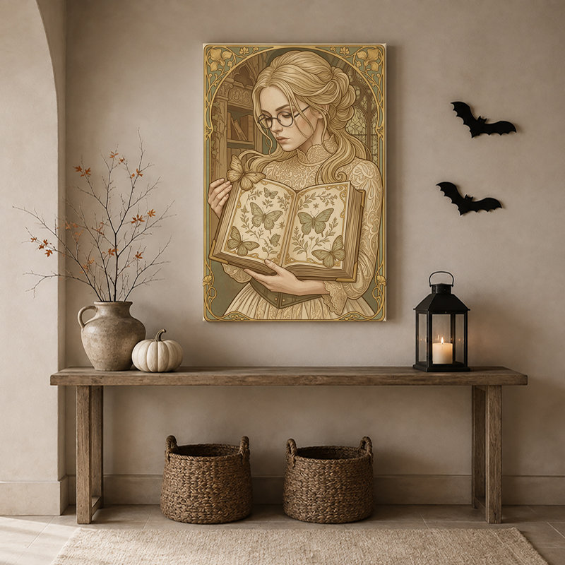 Art mural sur toile Art Nouveau, H 30 po x l 20 po