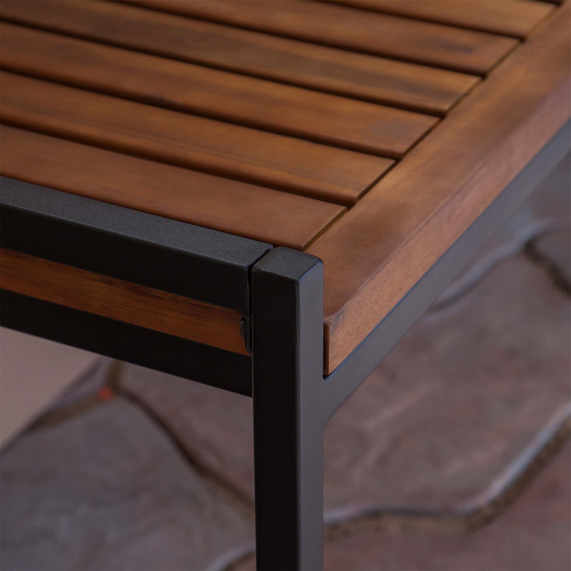 Farrad Outdoor Bench, Teak