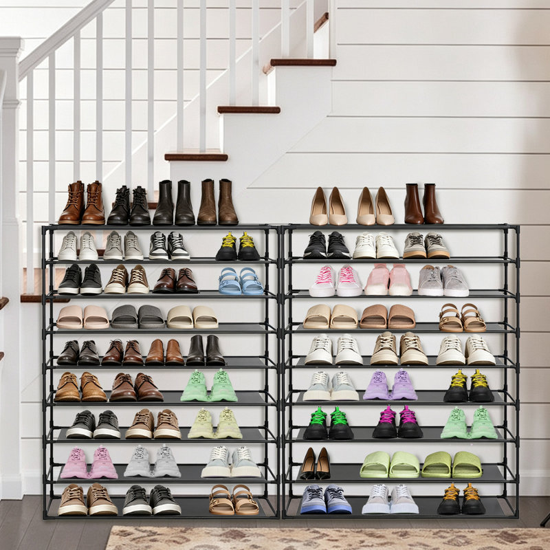 72 Pair Stackable Shoe Rack