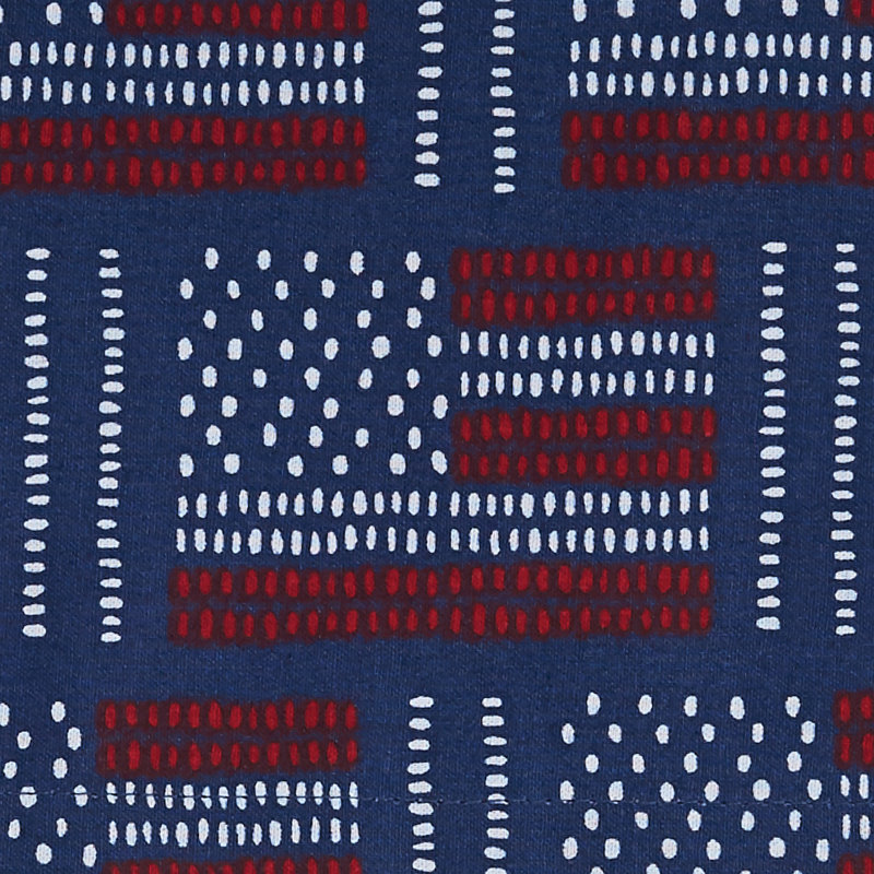  Ensemble de 4 serviettes à drapeaux, Carré 20 po