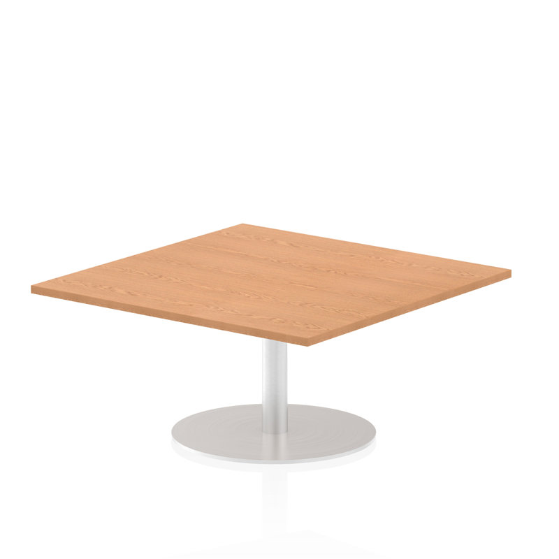 Pedestal Coffee Table, 47.5cm H x 100cm W x 100cm D, Maple