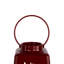 LED Lighted Tree Snowflake And Reindeer Christmas Candle Lanterns - 8" - Set Of 3