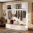 94.5'' H X 98.8'' W Large Hall Tree With 2 Cabinets, 8 Hooks & Bench – Entryway Storage