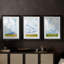 Lucid Skies I - Impression personnalisée de qualité supérieure avec passe-partout - 3 pièces-1267791148-1267791151