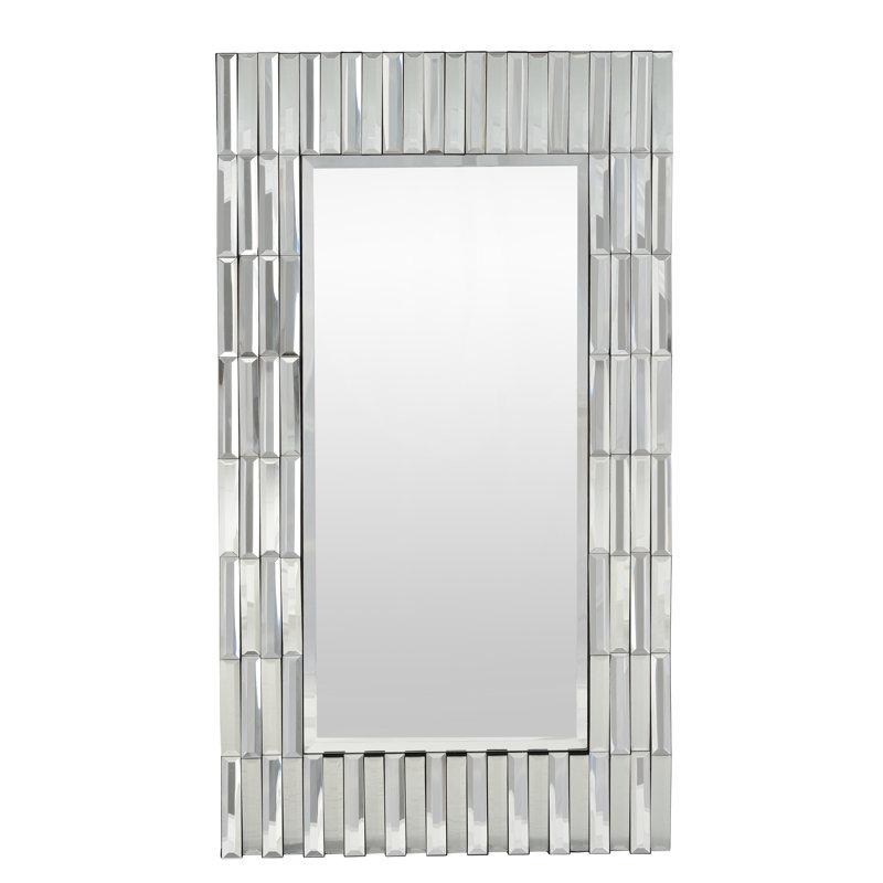 Rhys Glass Flat Wall Mirror