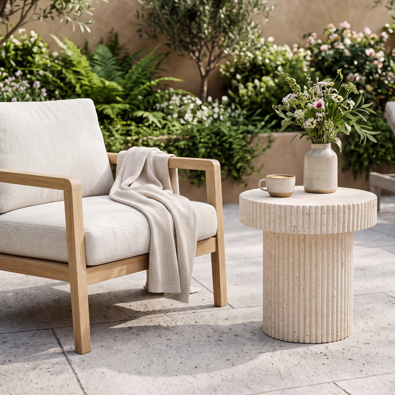 Table d'appoint 19,7 po, Rond