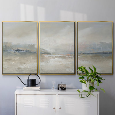 Horizon Haze - Multi Piece Framed Canvas-47276C