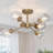 Beesley 25"W 6-Light Dimmable Sphere Semi-Flush Mount