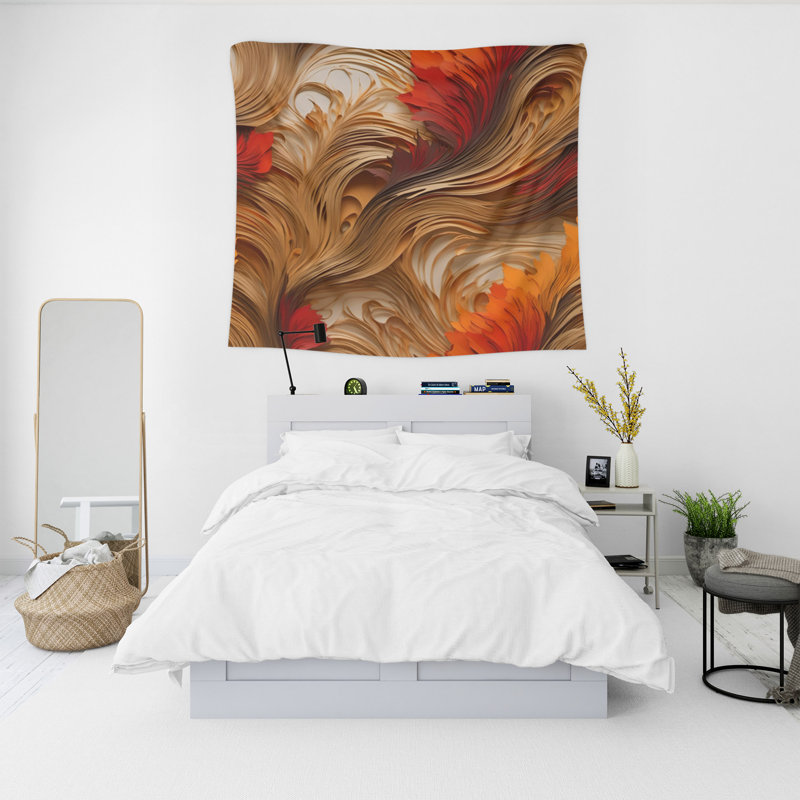 Tapisserie murale, H 80 po x l 68 po x P 0,8 po