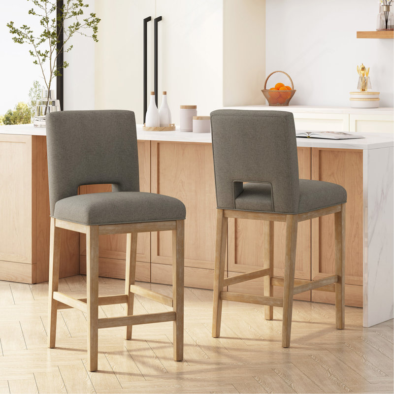 Bar Stool, Gray, 1