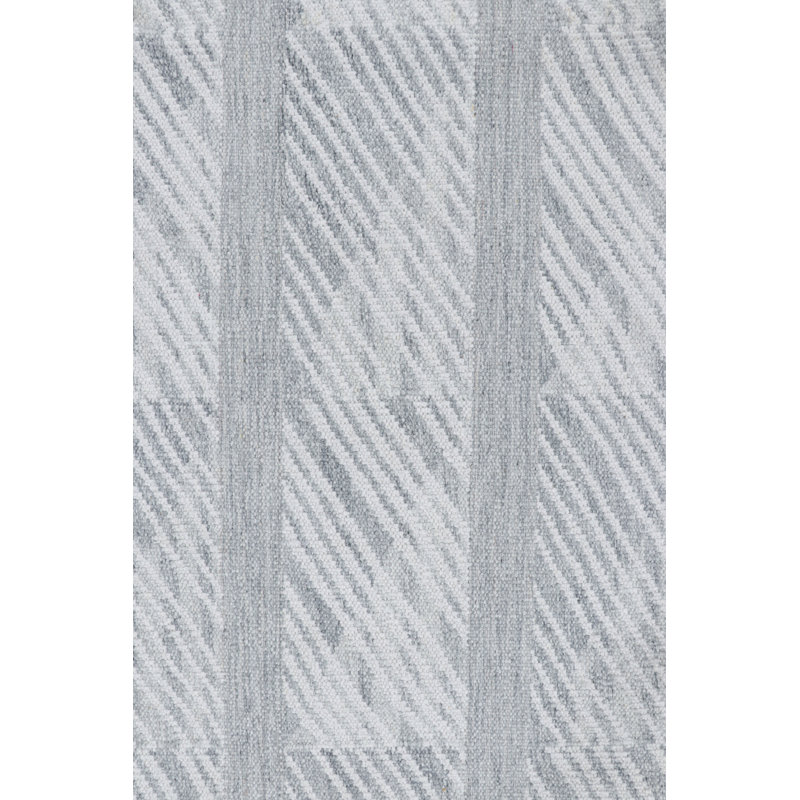 Rug & Kilim’S Scandinavian Style Outdoor Rug In Gray & White Geometric Patterns