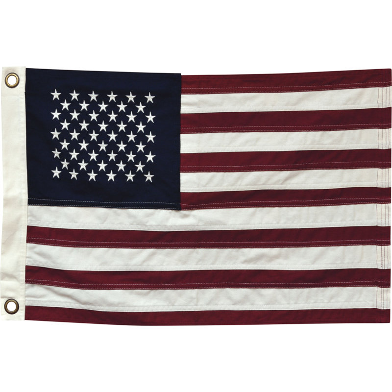 Drapeau naturel américain, 28 po, H 17,5 po x l 29 po