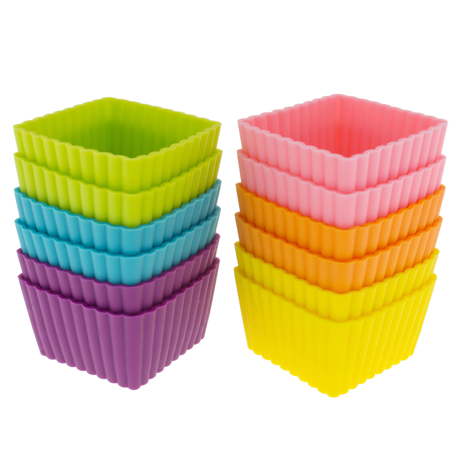 Freshware Silicone Baking Cups [24-Pack] Reusable Cupcake Liners Non-Stick  Muffin Cups Cake Molds Cupcake