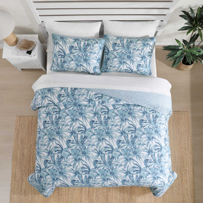 Ensemble de courtepointe réversible en coton Tommy Bahama Aubrey