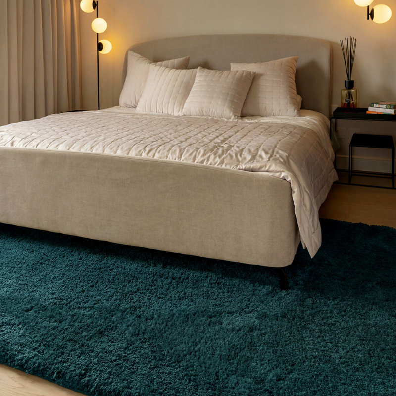 Abstract Machine Tufted Shag Area Rug, 120cm x 170cm