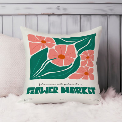 Floral Flower Market Green Flowers Modern