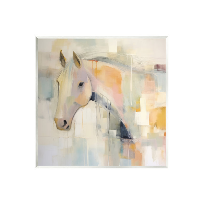 Cheval doux et abstrait