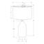 Lighting, 24 po, lampe de table, béton gris, abat-jour beige, contemporain-397678895