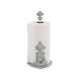 Fleur De Lis Free Standing Paper Towel Holder