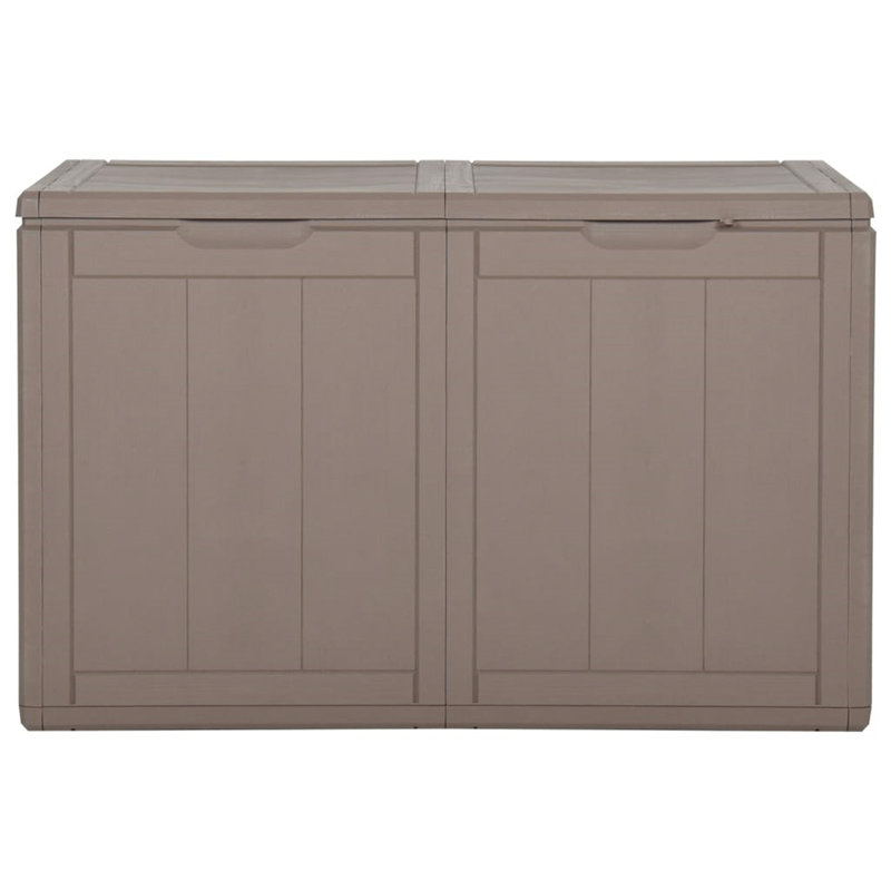 META 80.5cm W 180L Polypropylene Deck Box in Brown